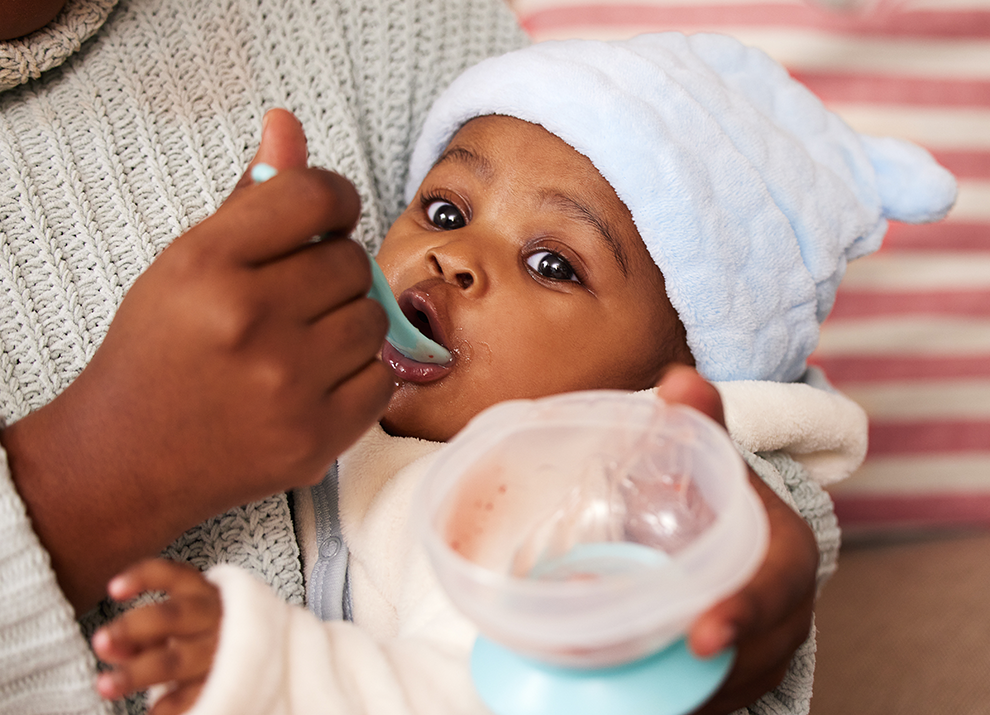 Dale esto, no esto:  Una guía para alimentar a tu bebé