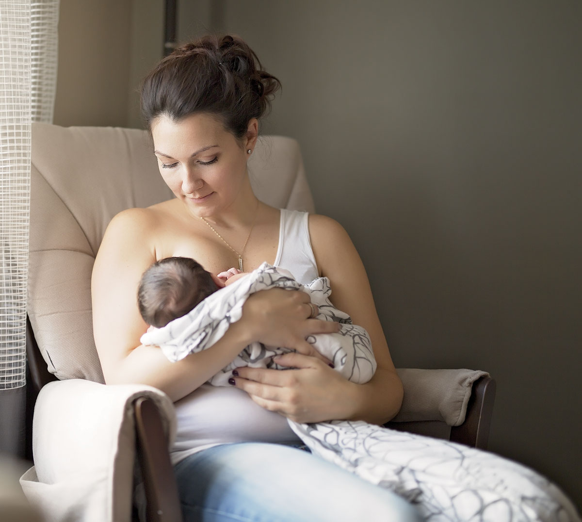 baby Breast Feeding Image