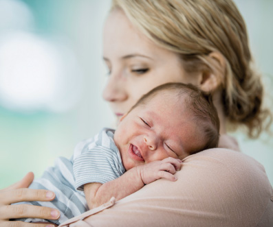 mom with baby