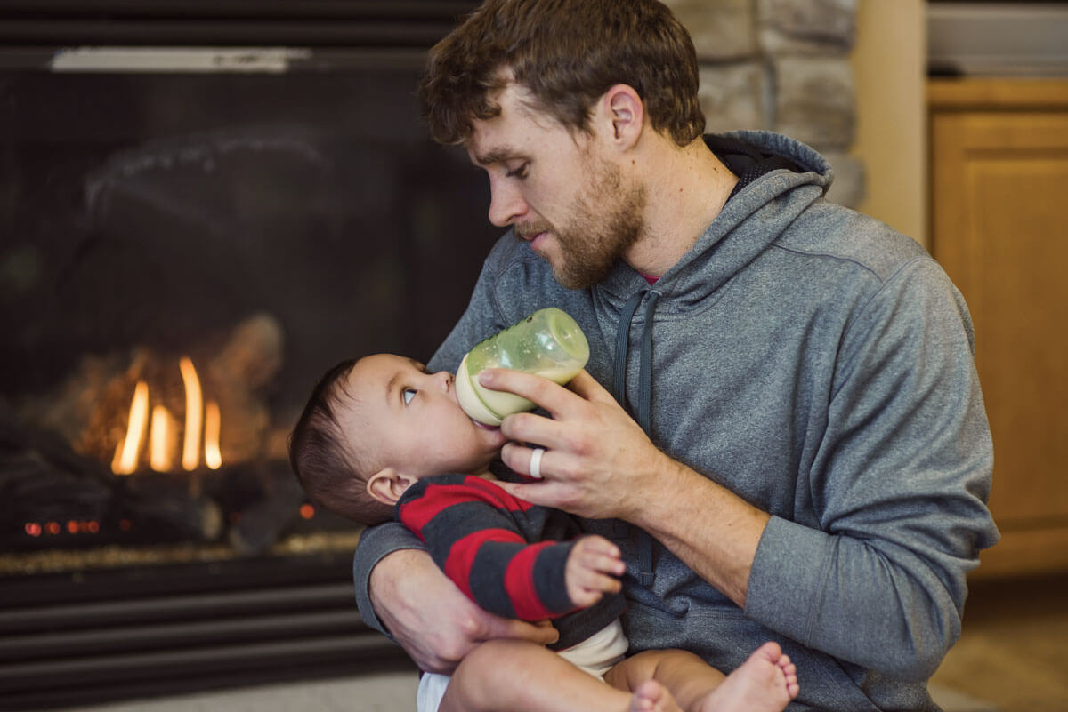 Dad with child