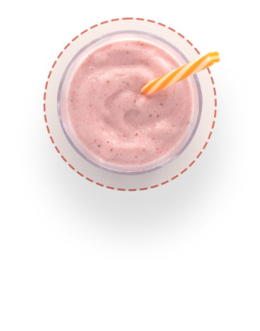 Section showing image of Strawberry Smoothie