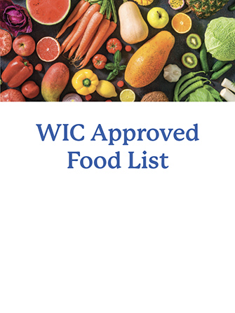 Lista de alimentos aprobados