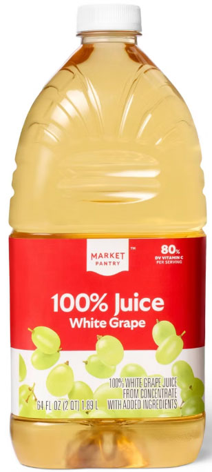 Market Pantry white grape juice