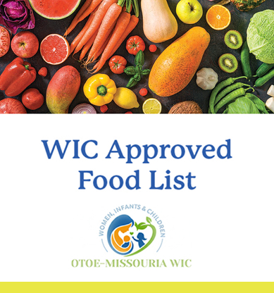 Lista de alimentos aprobados